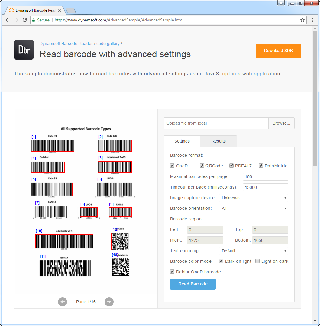 Dynamsoft Barcode Reader Sdk V51 Now Provides Developers Standalone Javascript Apis 6982